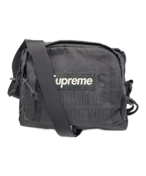 SUPREME（シュプリーム）SUPREME (シュプリーム) Box logo shoulder bag ブラックの古着・服飾アイテム