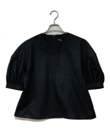 tricot COMME des GARCONS（トリココムデギャルソン）の古着「ウールブラウス」｜ブラック