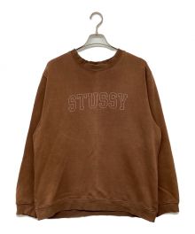 stussy（ステューシー）の古着「ロゴスウェット」｜ブラウン