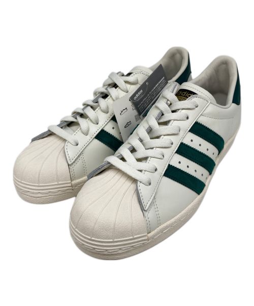 adidas（アディダス）adidas (アディダス) SUPER STAR 80S VINTAGE DX/ローカットスニーカー ベージュ×グリーン サイズ:26.5の古着・服飾アイテム