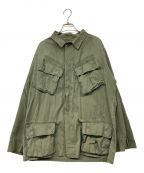 USEDユーズド）の古着「Jungle Fatiue Jacket」｜カーキ