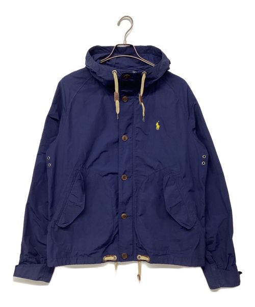 POLO RALPH LAUREN（ポロ・ラルフローレン）POLO RALPH LAUREN (ポロ・ラルフローレン) フーデッドジャケット ネイビー サイズ:Mの古着・服飾アイテム