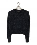 AURALEEオーラリー）の古着「PACA WOOL KNIT PULLOVER」｜ブラック