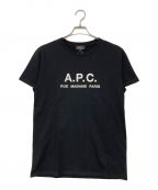 A.P.C.アーペーセー）の古着「RUE MADAME Tシャツ/ロゴTシャツ」｜ブラック