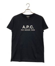 A.P.C.（アーペーセー）の古着「RUE MADAME Tシャツ/ロゴTシャツ」｜ブラック