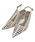 HER LIP TOハーリップトゥ）の古着「Becca Slingback Sandals」｜ホワイト