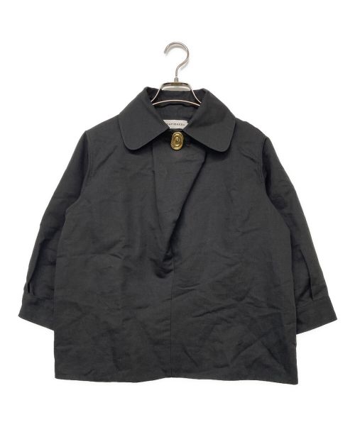 marimekko（マリメッコ）marimekko (マリメッコ) Solid / Systa shirt ブラック サイズ:36の古着・服飾アイテム