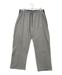 XIYOBALL（キシヨボール）の古着「MIX TAPE PANTS/ミックステープパンツ」｜グレー×ブルー