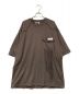 FACCIES（ファッチーズ）の古着「BOUCLE NEP FRINGE Tee」｜ブラウン