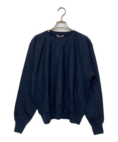 AURALEE（オーラリー）AURALEE (オーラリー) ELASTIC HIGH GAUGE SWEAT P/O ネイビー サイズ:1の古着・服飾アイテム