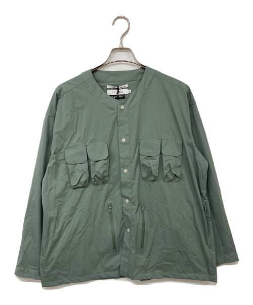 F/CE.（エフシーイー）F/CE. (エフシーイー) PERTEX WATERPROOF TECHNICAL CARDIGAN グレー サイズ:Mの古着・服飾アイテム