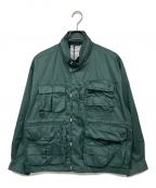 F/CE.エフシーイー）の古着「PIGMENT DYE UTILITY BLOUSON」｜グリーン