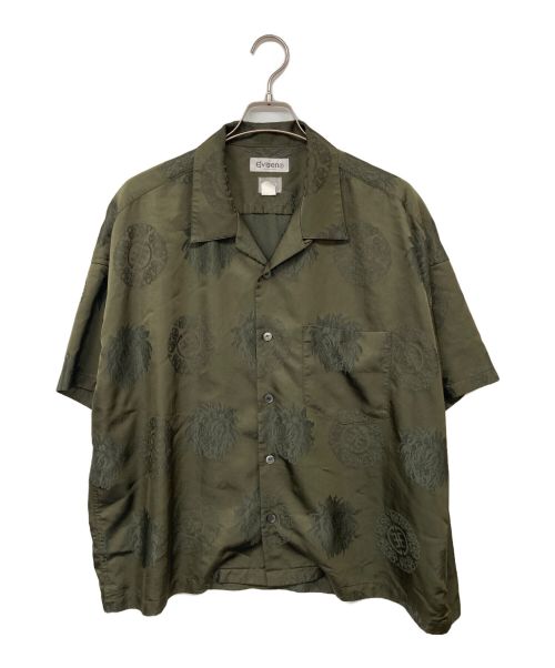 EVISEN（エビセン）EVISEN (エビセン) DELUXE (デラックス) 総柄半袖シャツ グリーン サイズ:Lの古着・服飾アイテム