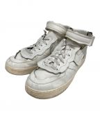 NIKE×COMME des GARCONS HOMME PLUSナイキ×コムデギャルソンオムプリュス）の古着「Nike Air Force 1 Mid/エアフォースワン」｜ホワイト