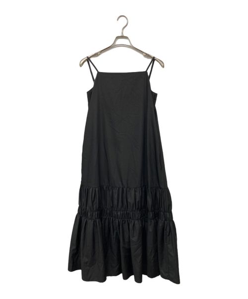 HER LIP TO（ハーリップトゥ）HER LIP TO (ハーリップトゥ) Back Ribbon Cami Long Dress ブラック サイズ:Mの古着・服飾アイテム