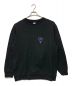 South2 West8（サウスツー ウエストエイト）の古着「Crew Neck Sweat Shirt /プリントスウェット」｜ブラック