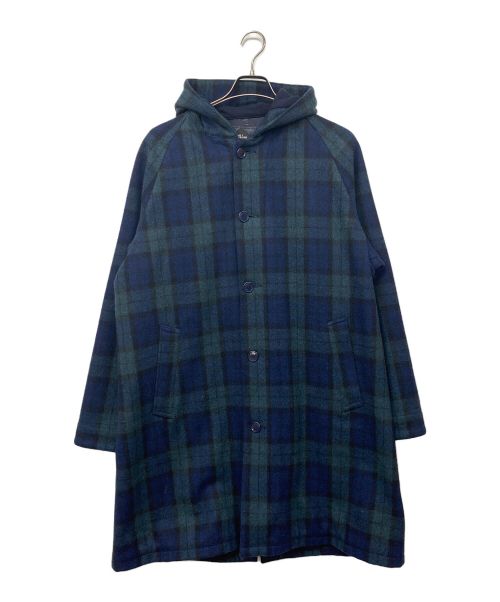 CORONA（コロナ）CORONA (コロナ) UP DUSTER PARKA COAT グリーン×ネイビー サイズ:Lの古着・服飾アイテム