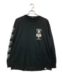 NFL×BOUNTY HUNTER×SSZ（エヌエフエル×バウンティハンター×エスエスズィー）の古着「Raiders Long Tshirt」｜ブラック