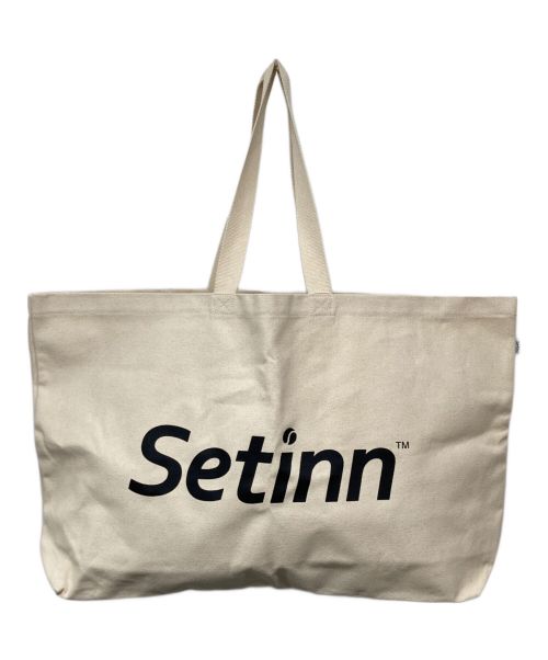 SETINN（セットイン）SETINN (セットイン) キャンバストートバッグ ベージュの古着・服飾アイテム