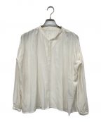 Humoresqueユーモレスク）の古着「gather blouse silk」｜ホワイト