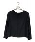 Humoresque（ユーモレスク）の古着「crewneck blouse silk」｜ブラック