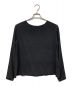 Humoresque (ユーモレスク) crewneck blouse silk ブラック サイズ:記載なし：14000円