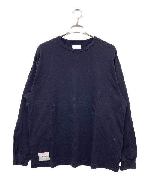 WTAPS（ダブルタップス）WTAPS (ダブルタップス) Design 02 / LS / Cotton. Dsqd/バックプリントカットソー ネイビー サイズ:X02の古着・服飾アイテム