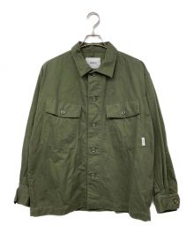 WTAPS（ダブルタップス）の古着「CBW/LS/COTTON.TWILL」｜グリーン