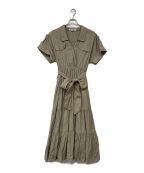 HER LIP TOハーリップトゥ）の古着「Day Dreaming Long Shirt Dress」｜ベージュ