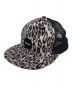 SUPREME（シュプリーム）の古着「LeopardMeshBack5Panel/メッシュキャップ」｜ブラック×ブラウン