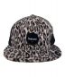 SUPREME (シュプリーム) LeopardMeshBack5Panel/メッシュキャップ ブラック×ブラウン サイズ:記載なし：8000円