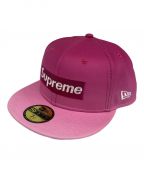 SUPREME×New Eraシュプリーム×ニューエラ）の古着「Supreme Gradient Box Logo New Era/キャップ」｜ピンク