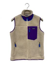 Patagonia（パタゴニア）の古着「Classic Retro-X Vest/クラシックレトロXベスト フリースベスト」｜ベージュ