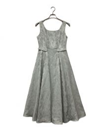 HER LIP TO（ハーリップトゥ）の古着「Classic Floral Jacquard Dress」｜シルバー