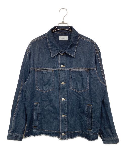 soerte（ソエルテ）soerte (ソエルテ) Cut-off denim jacket/カットオフデニムジャケット インディゴ サイズ:3の古着・服飾アイテム