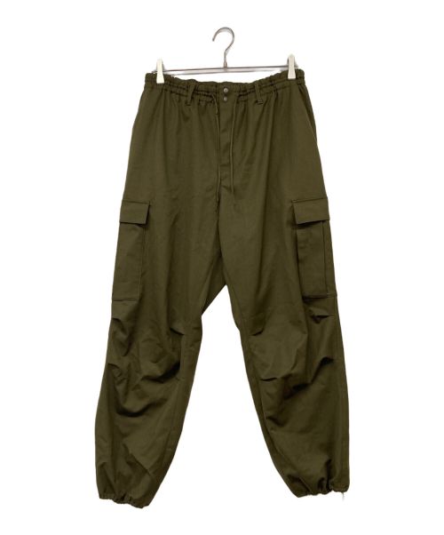 Y-3（ワイスリー）Y-3 (ワイスリー) CLASSIC REFINED WOOL STRETCH CARGO PANTS カーキ サイズ:Sの古着・服飾アイテム