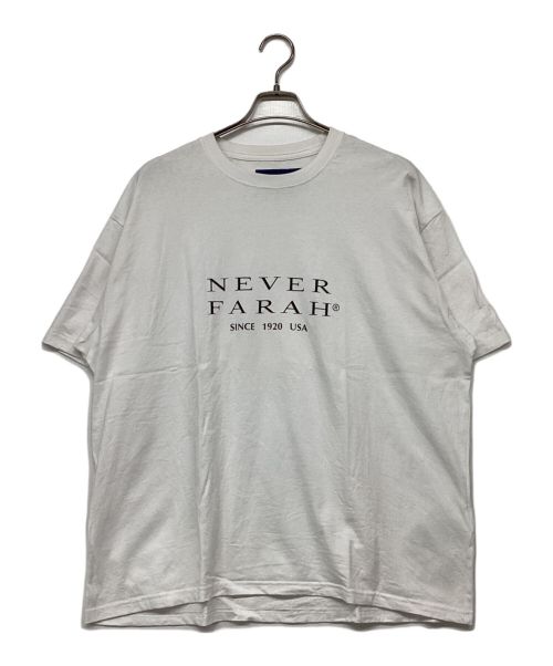 thisisneverthat（ディスイズネバーザット）thisisneverthat (ディスイズネバーザット) TNT FARAH CLASSIC LOGO TEE ホワイト サイズ:L 未使用品の古着・服飾アイテム