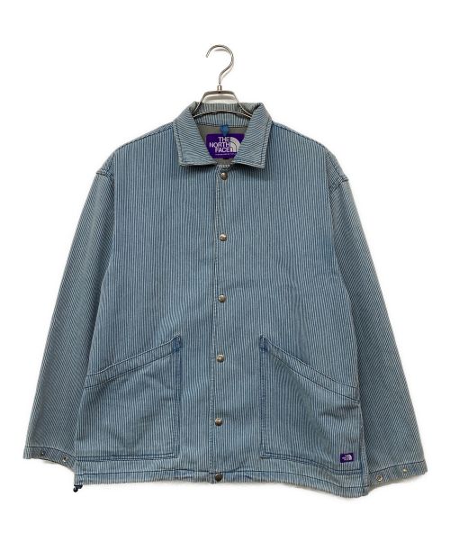 THE NORTHFACE PURPLELABEL（ザ・ノースフェイス パープルレーベル）THE NORTHFACE PURPLELABEL (ザ・ノースフェイス パープルレーベル) Pique Denim Field Jacket ブルー サイズ:Mの古着・服飾アイテム