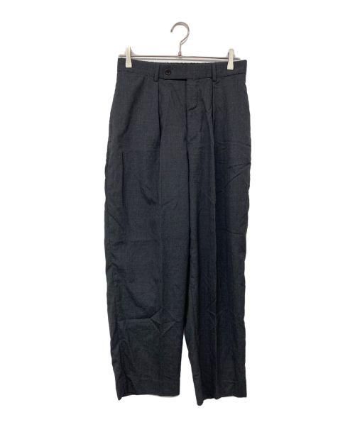 MARKAWARE（マーカウェア）MARKAWARE (マーカウェア) CLASSIC FIT TROUSERS ORGANIC WOOL TROPICAL グレー サイズ:3の古着・服飾アイテム