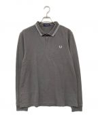 FRED PERRYフレッドペリー）の古着「The Fred Perry Shirt/長袖ポロシャツ」｜グレー