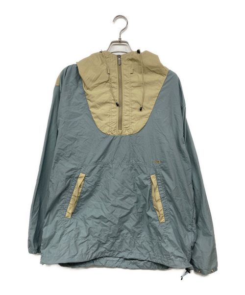 THE NORTHFACE PURPLELABEL（ザ・ノースフェイス パープルレーベル）THE NORTHFACE PURPLELABEL (ザ・ノースフェイス パープルレーベル) Mountain Field Anorak ブルー×ベージュ サイズ:Lの古着・服飾アイテム