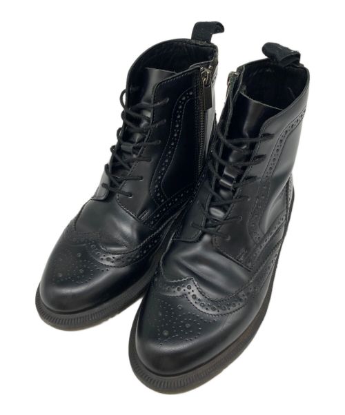 Dr.Martens（ドクターマーチン）Dr.Martens (ドクターマーチン) Delphine/ウィングチップブーツ ブラック サイズ:UK4の古着・服飾アイテム