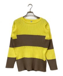 CFCL（シーエフシーエル）の古着「FLUTED LONG SLEEVE TOP」｜イエロー×ベージュ