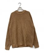 Pilgrimピルグリム）の古着「Adrien Crew Neck Sweater」｜ブラウン