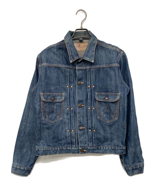 Wrangler（ラングラー）Wrangler (ラングラー) 復刻 111MJ デニムジャケット インディゴ サイズ:印字ｽﾚの古着・服飾アイテム