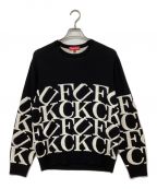 SUPREMEシュプリーム）の古着「20AW Fuck Sweater」｜ブラック