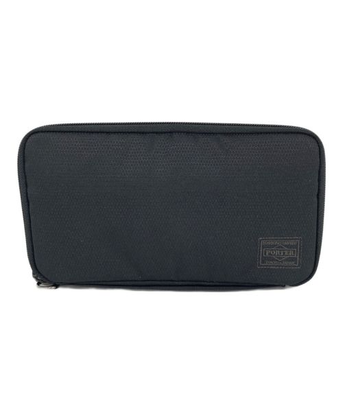 PORTER（ポーター）PORTER (ポーター) TRAVEL WALLET/トラベルウォレット ブラックの古着・服飾アイテム