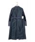 Mame Kurogouchi (マメクロゴウチ) DAY COATS/コントラストトリムシングルコート ネイビー サイズ:2 未使用品：30000円