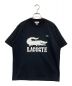 LACOSTE（ラコステ）の古着「コラボプリントTシャツ」｜ブラック