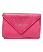 BALENCIAGAバレンシアガ）の古着「PAPIER MINI WALLET」｜ピンク